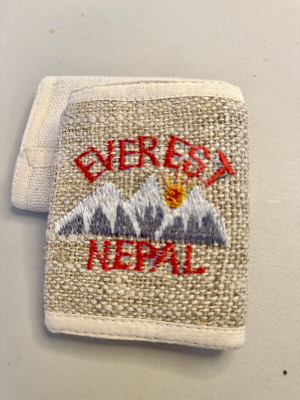 Hemp Wallet, handmade Natural fiber purse, eco-friendly unique wallet made with organic hemp fiber from Nepal, unisex wallet, Cotton Wallet - Image 9