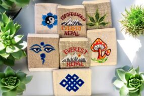 Hemp Wallet, handmade Natural fiber purse, eco-friendly unique wallet made with organic hemp fiber from Nepal, unisex wallet, Cotton Wallet