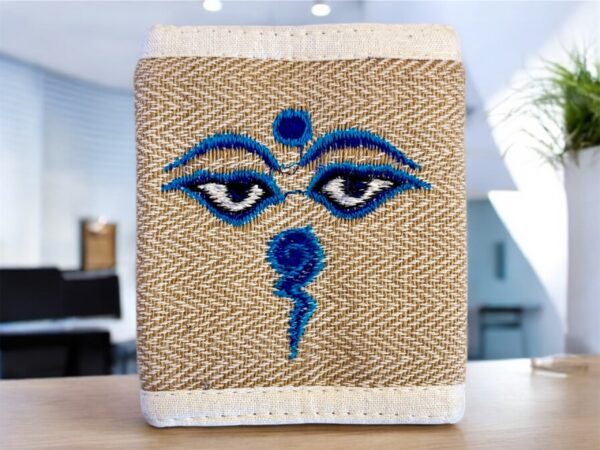 Hemp Wallet, handmade Natural fiber purse, eco-friendly unique wallet made with organic hemp fiber from Nepal, unisex wallet, Cotton Wallet - Image 5