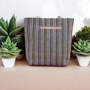Hemp Shoulder Tote Bag- Fabric Bag Perfect Gift for Shopping, Office, Travel, Work, Beach Days