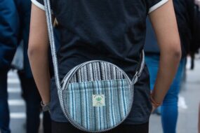 Women's Himalayan Hemp Round Side Bag – Luxury Eco Friendly Shoulder Bag Gift For Ladies